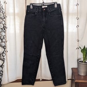 We the Free high rise straight black jeans 29